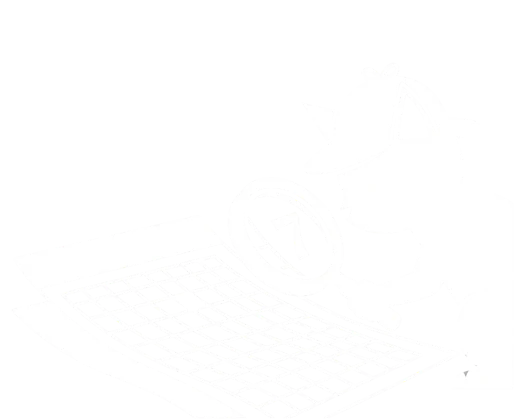 Gato detective revisando un calendario con lupa